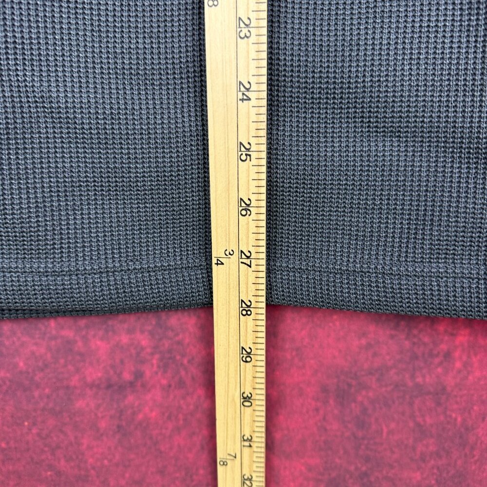 SPYDER MEN'S OUTBOUND 1/4 ZIP PULLOVER, GRAY, BLACK, BLUE ZIPPER, LOGO, SIZE L - Picture 9 of 12